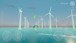 kitesurfing windfarm